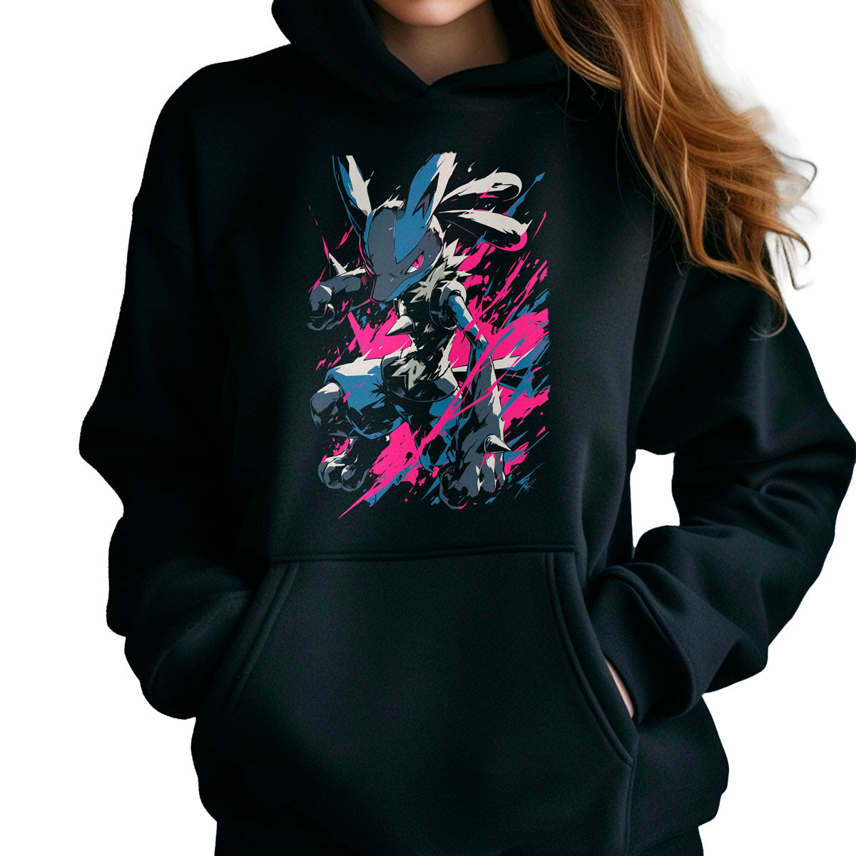 canguro-anime-algod-n-batalla-lucario-shiny-pok-mon-negro-b