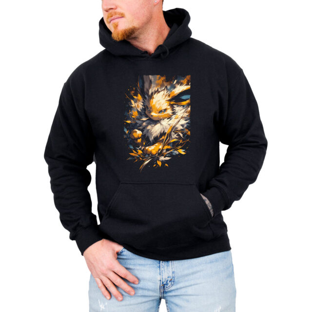 Polera Canguro Anime Eevee Normal Type Pokemon Anim 11 - Unika