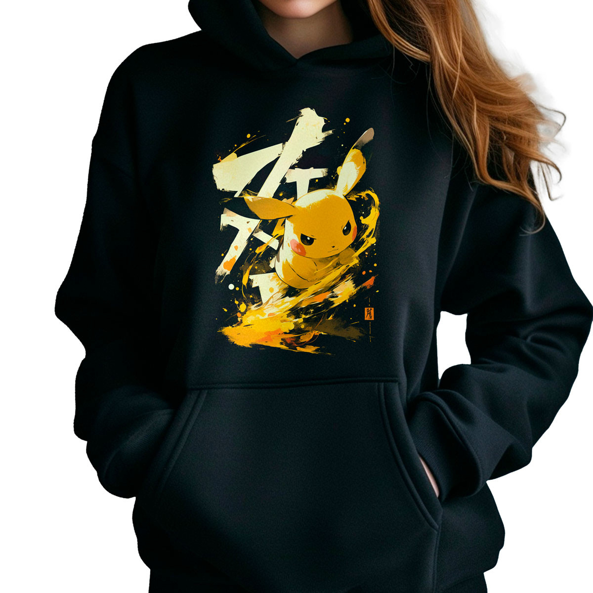canguro-anime-entrenador-pikachu-estilo-tinta-pok-mon