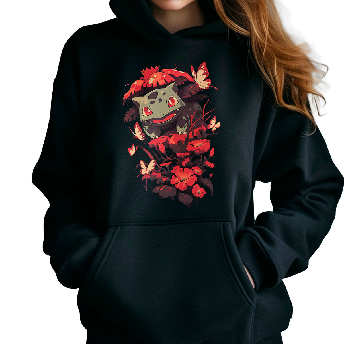 canguro-anime-estampada-bulbasaur-pokemon-negro-brillante