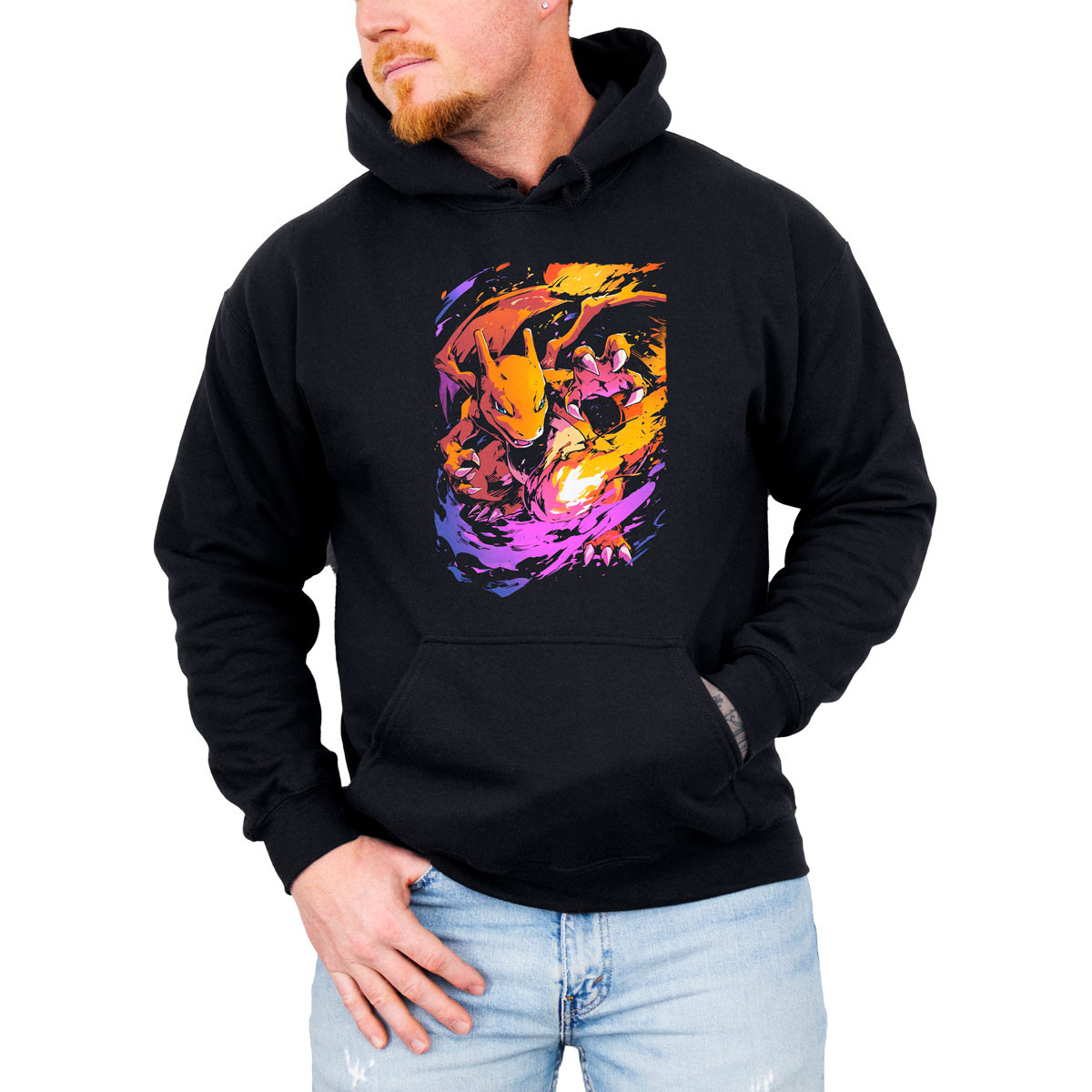 canguro-anime-estampada-charmander-pokemon-battle