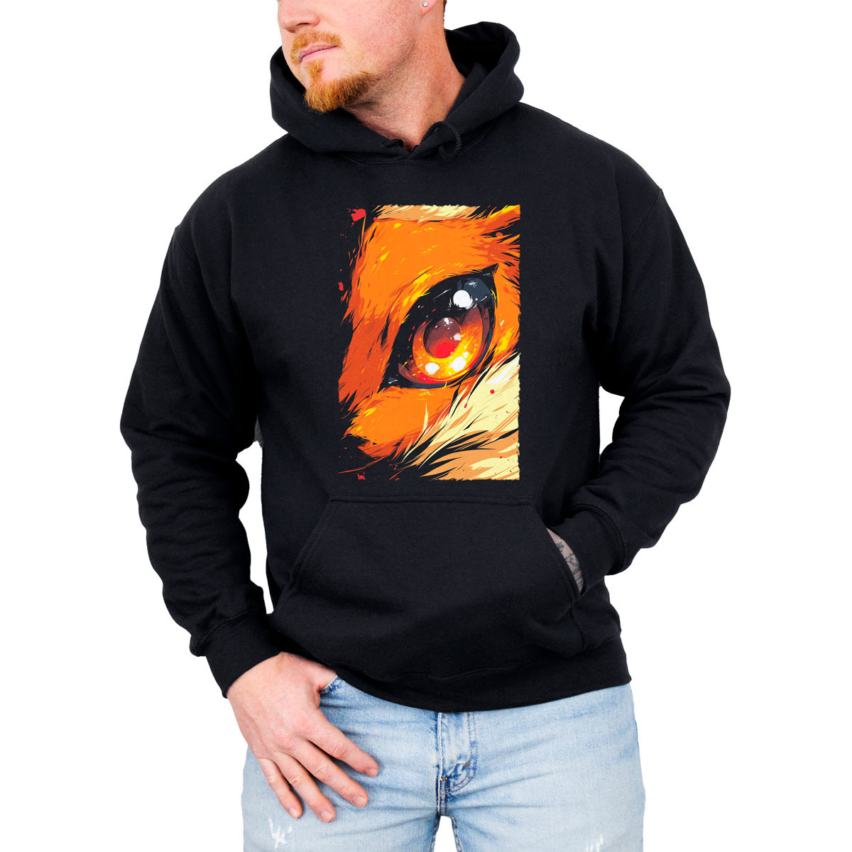 canguro-anime-flareon-ojos-cercanos-pok-mon