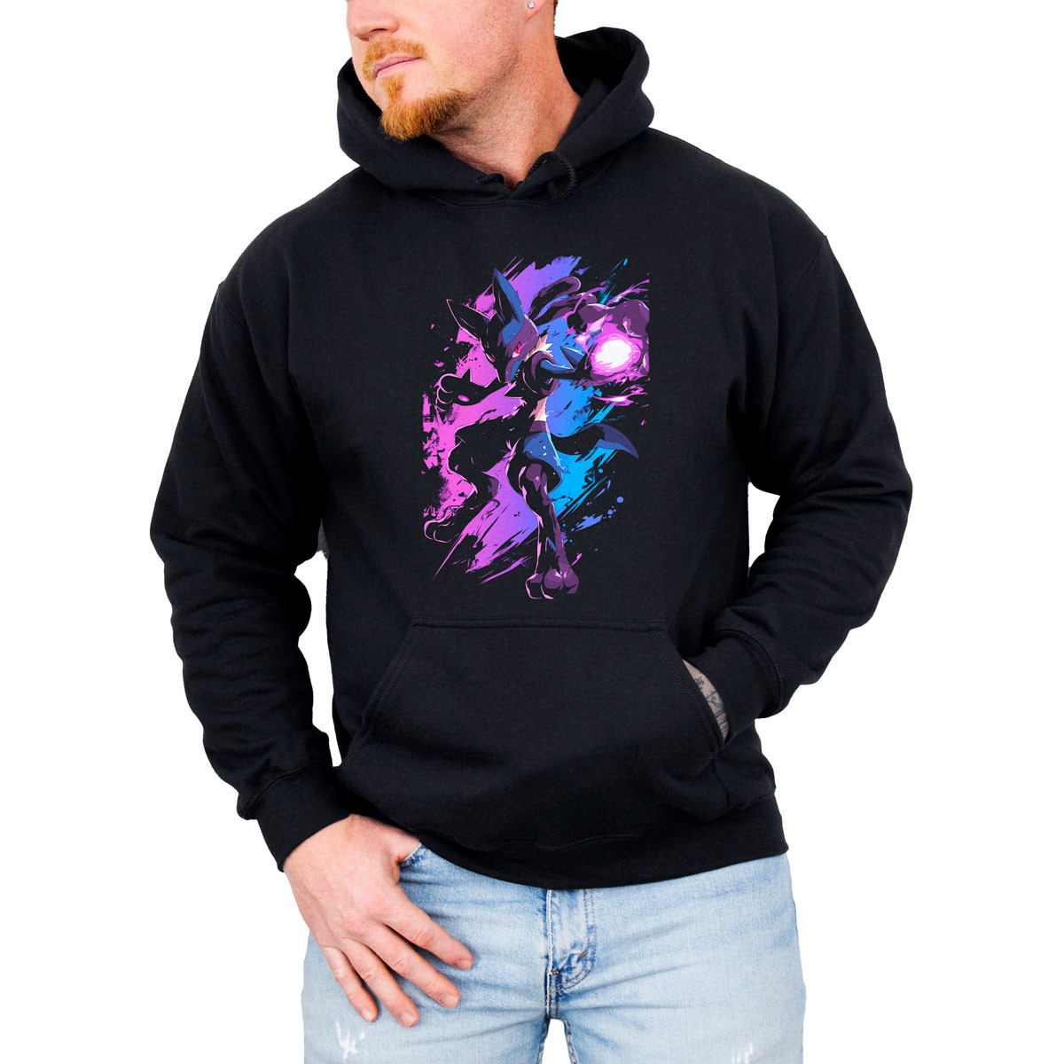 canguro-anime-hombre-lucario-en-batalla-pok-mon