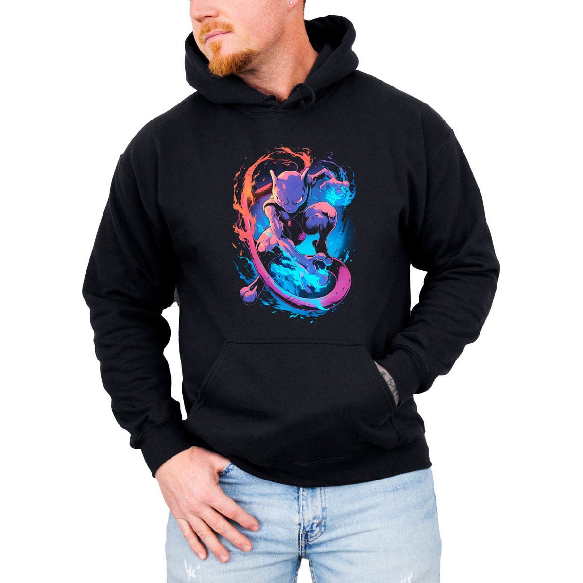 canguro-anime-hombre-mewtwo-full-power-pokemon-manga-corta