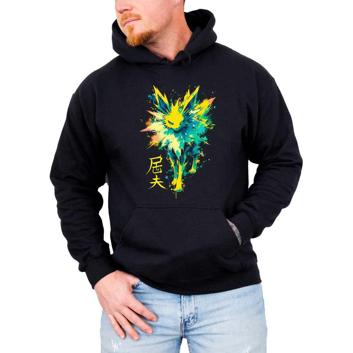 canguro-anime-jolteon-estilo-tinta-pok-mon