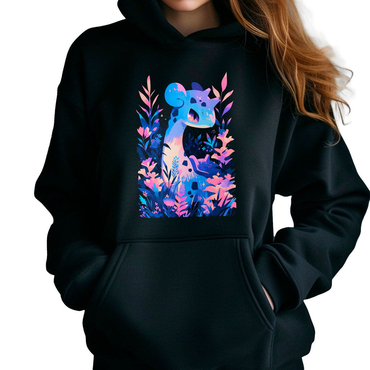 canguro-anime-lapras-cute-pokemon-negro