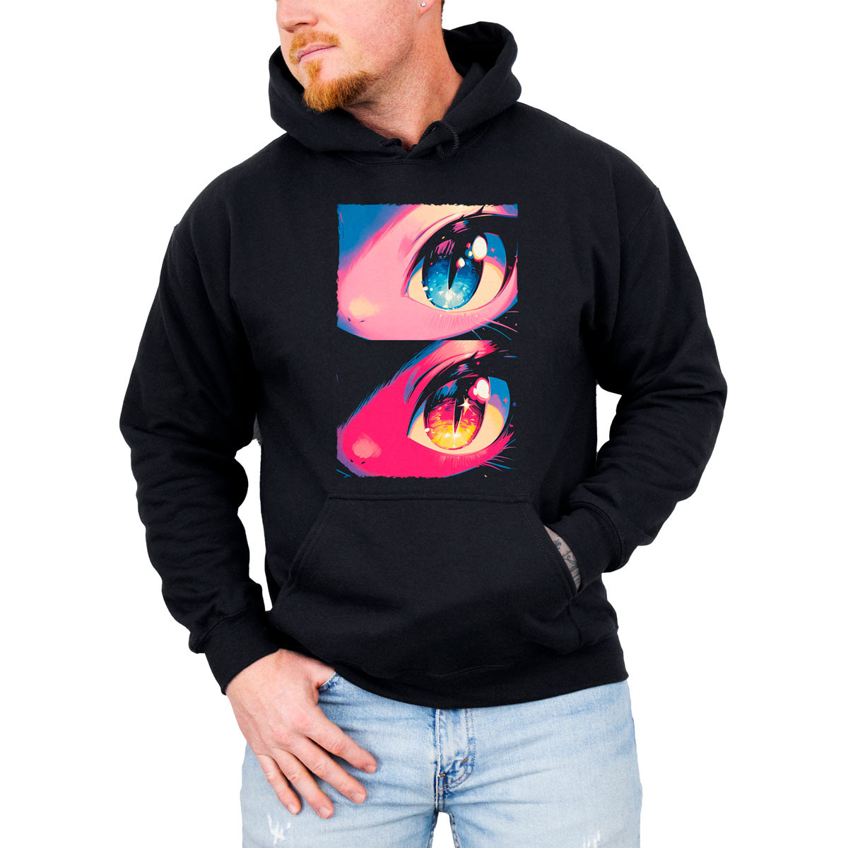 canguro-anime-manga-corta-pok-dex-mew-ojos-cercanos-pok-mon-anime