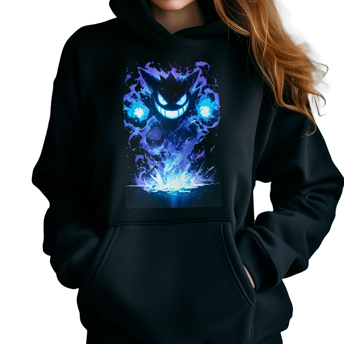 canguro-anime-mujer-design-gastly-hex-en-manga-corta