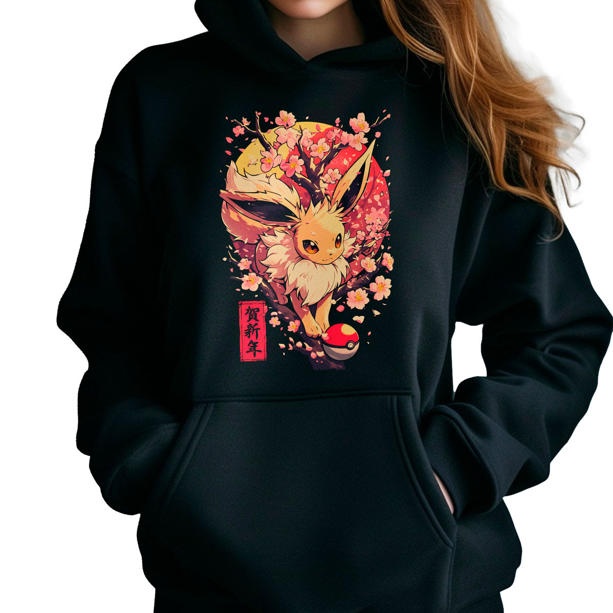 canguro-anime-mujer-eevee-cherry-blossoms