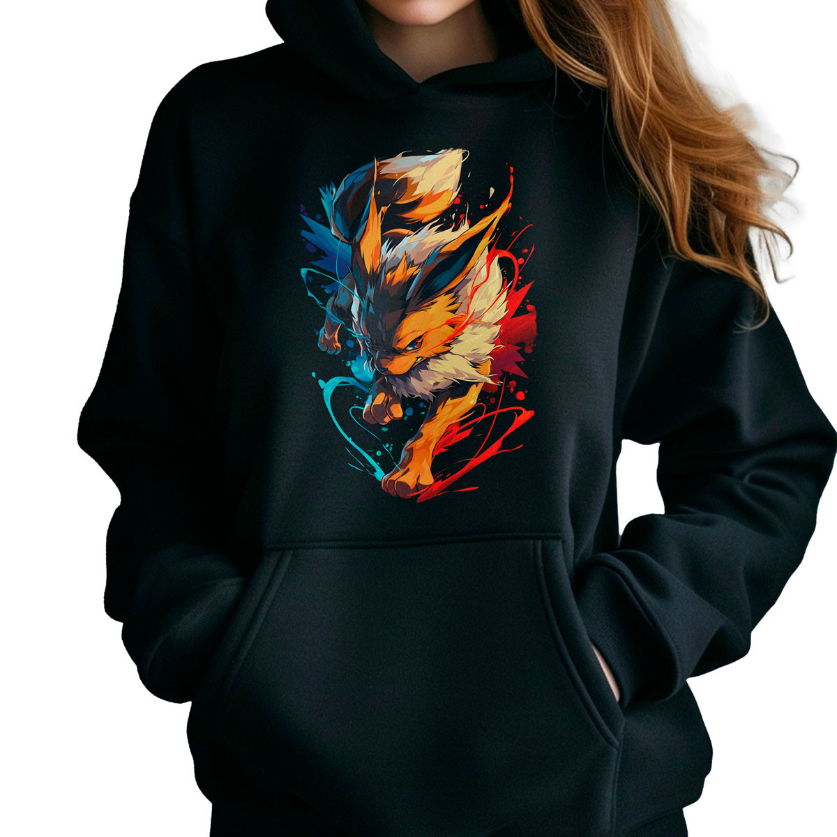 canguro-anime-mujer-entrenador-eevee-growl-pokemon-anime