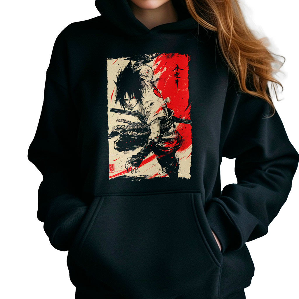 canguro-anime-mujer-estampada-ninja-sasuke-uchiha