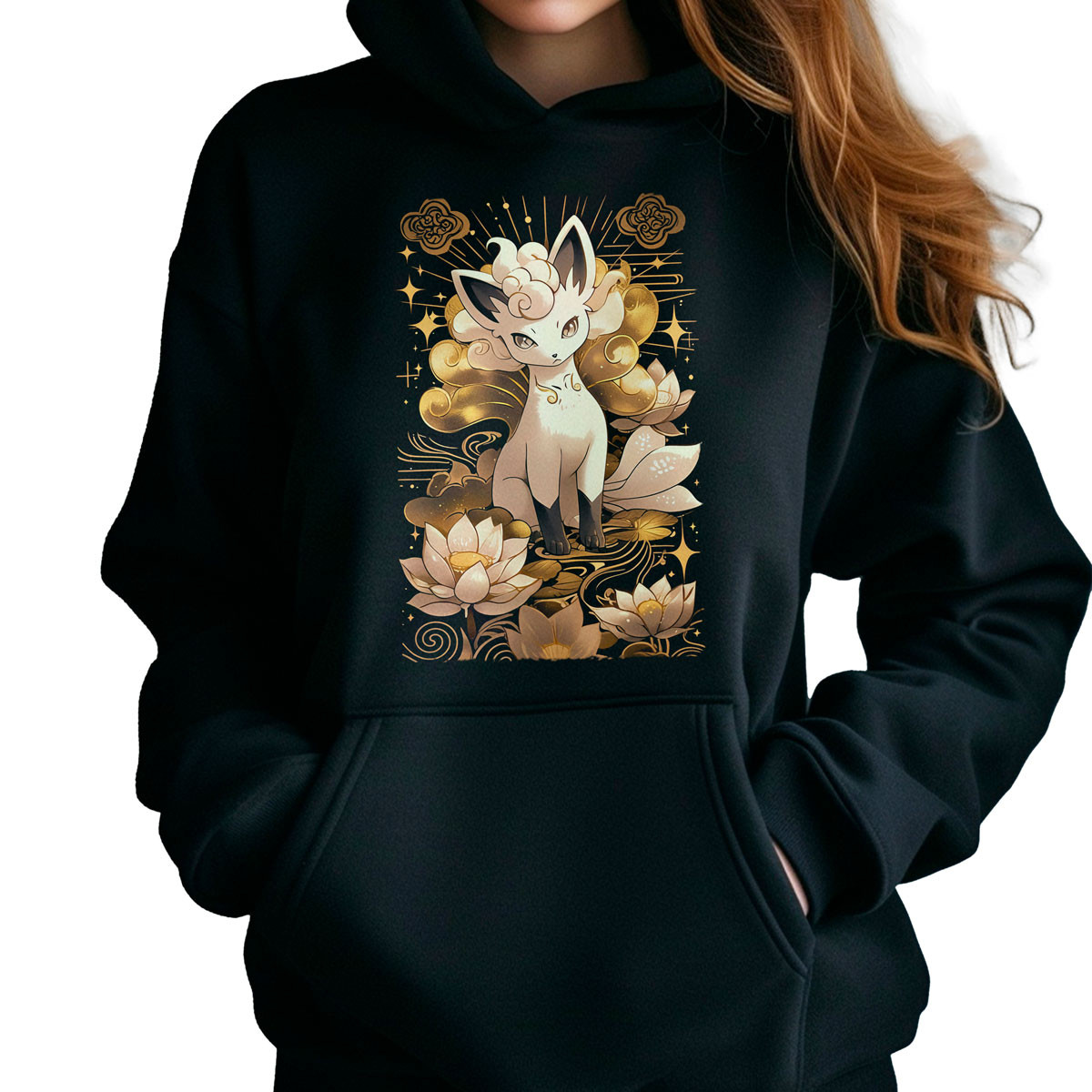 canguro-anime-mujer-estampada-vulpix-lotus-pokemon-negro