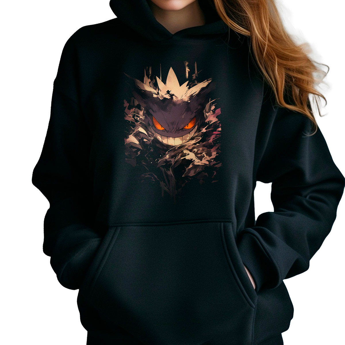 canguro-anime-mujer-gengar-sketch-pokemon-anime-black-b-03