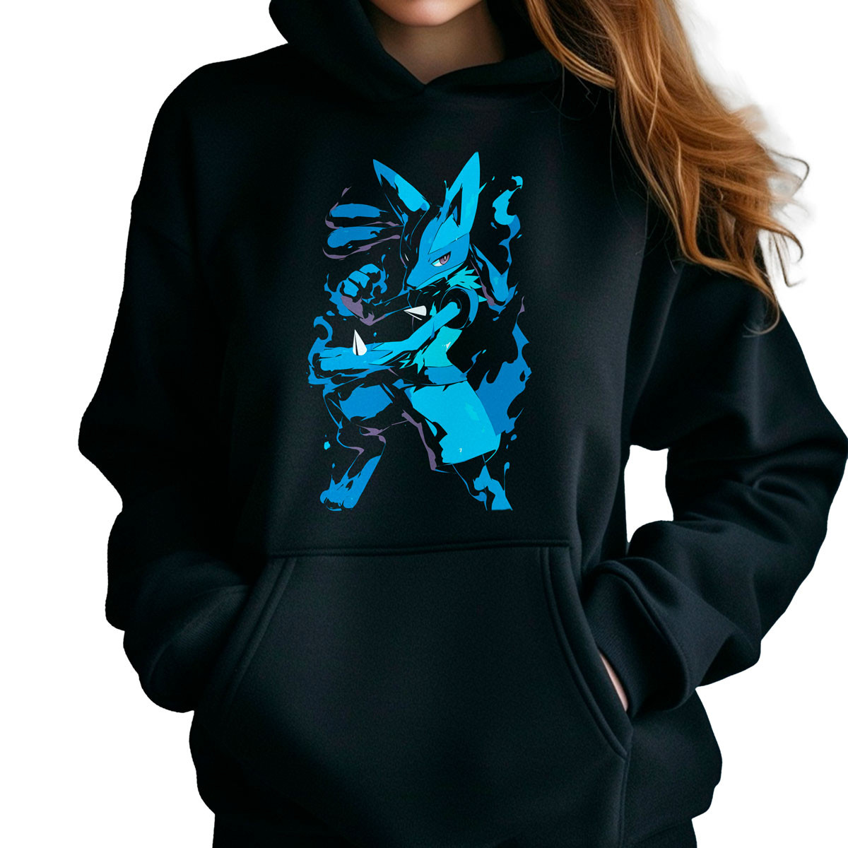 canguro-anime-mujer-lucario-silueta-pokemon-anime-brillante