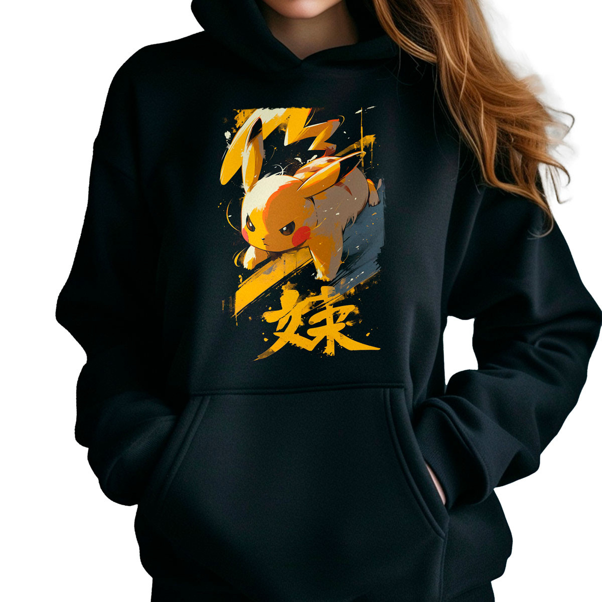 canguro-anime-mujer-pikachu-batalla-pok-mon-estilo-tinta