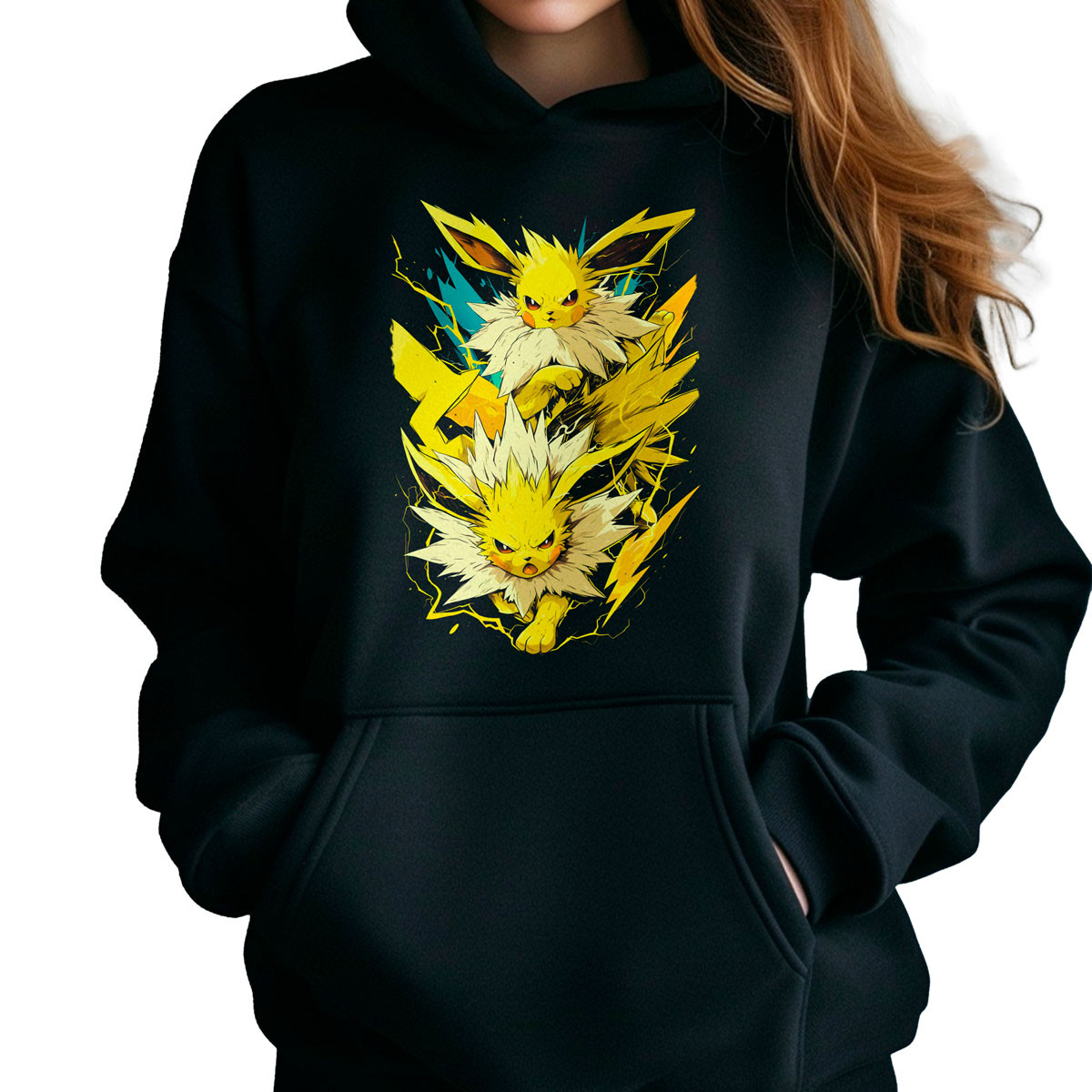 canguro-anime-mujer-pikachu-y-jolteon-batallas-pok-mon