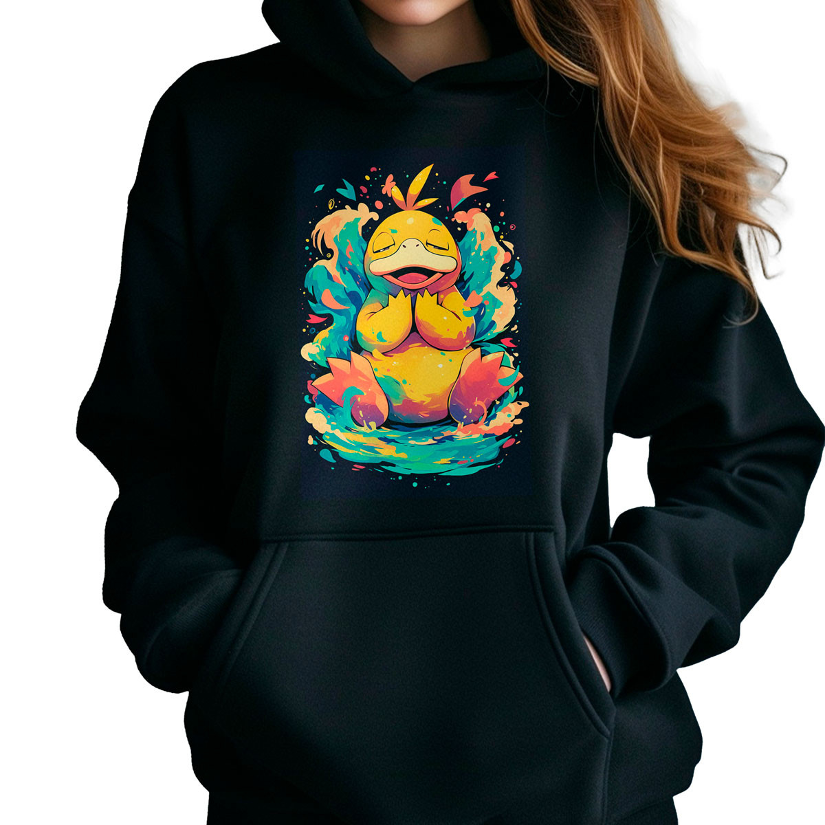 canguro-anime-mujer-psyduck-pokemon-batalla