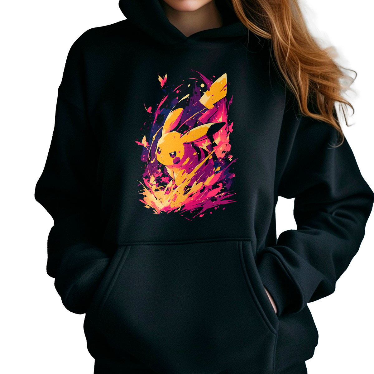 canguro-anime-mujer-sudadera-shiny-pikachu-silueta-pok-monanime-