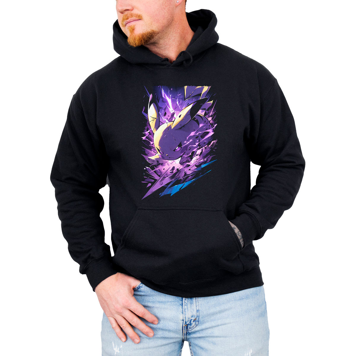 canguro-anime-negro-brillante-pikachu-thunder-pokemon-anime