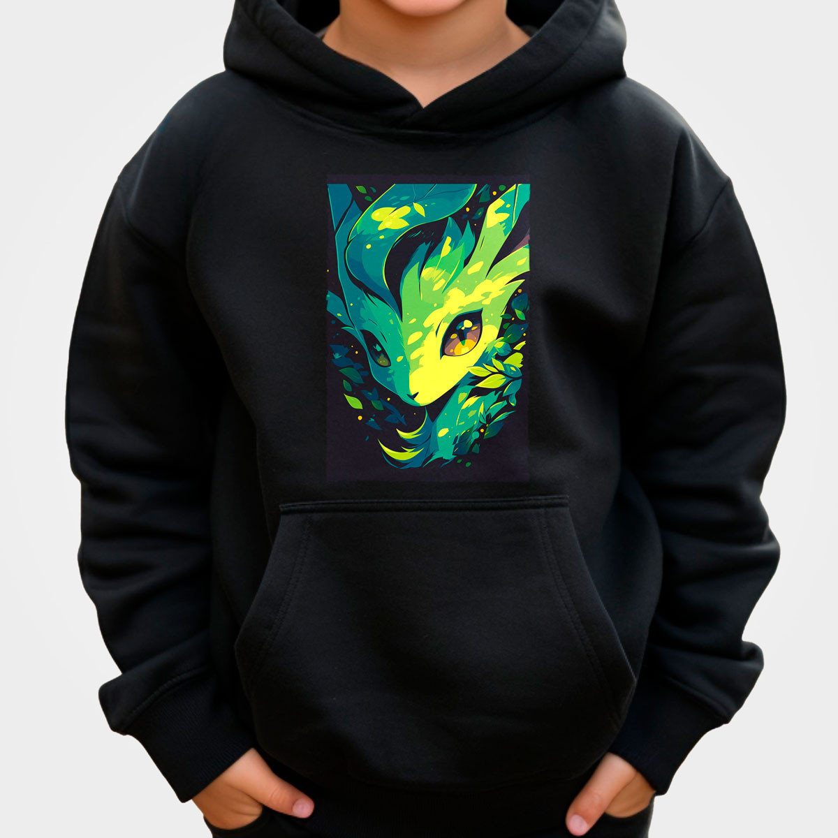 canguro-anime-ni-o-entrenador-leafeon-pokemon-closeup
