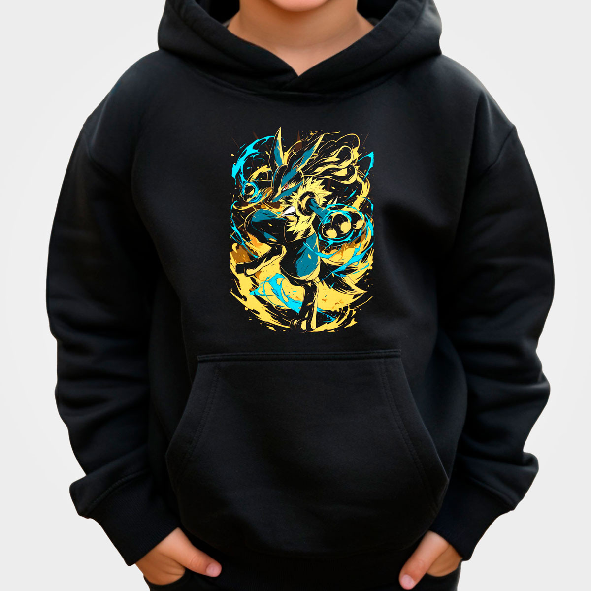 canguro-anime-unisex-estampada-lucario-dragon-pulse-desde-pok-mon