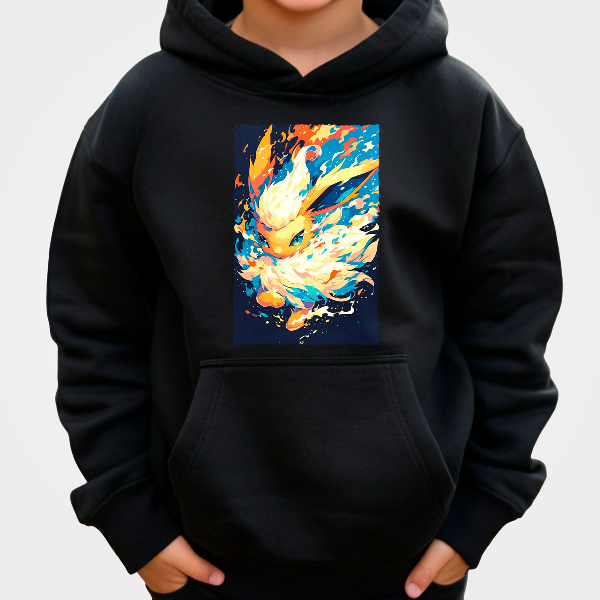 canguro-anime-unisex-flareon-pokemon-negro