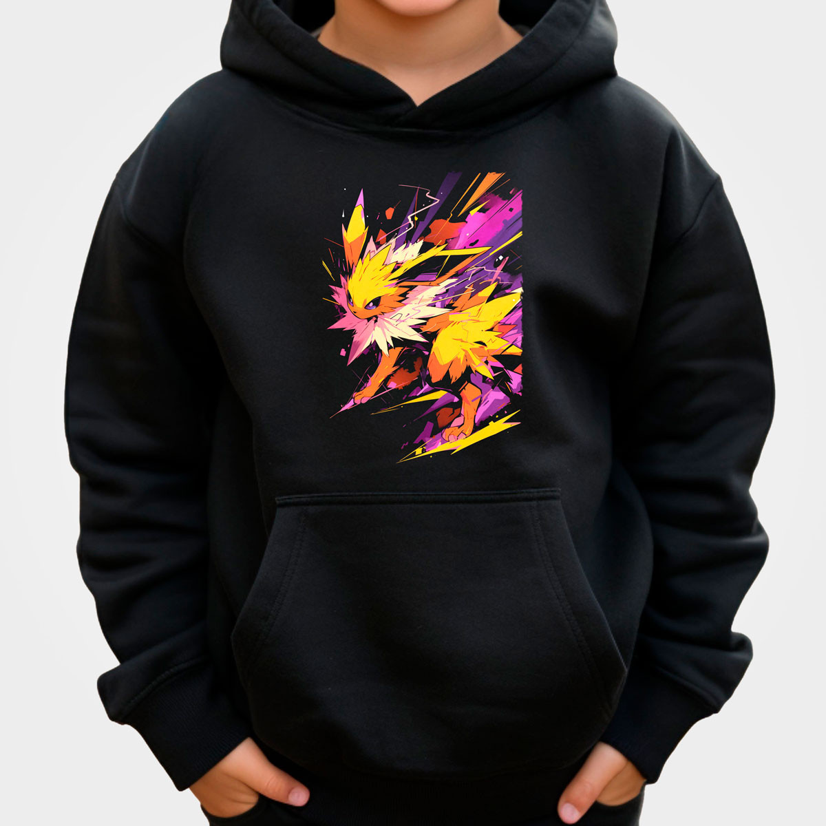 canguro-anime-unisex-jolteon-pokemon-negro