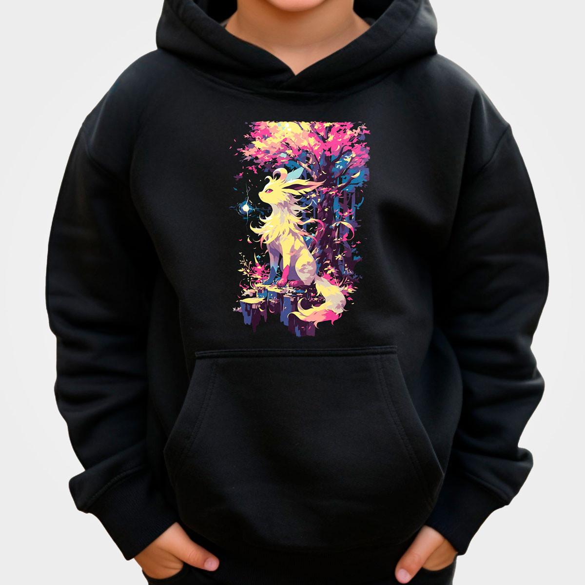 canguro-anime-unisex-leafeon-silueta-pokemon-anime