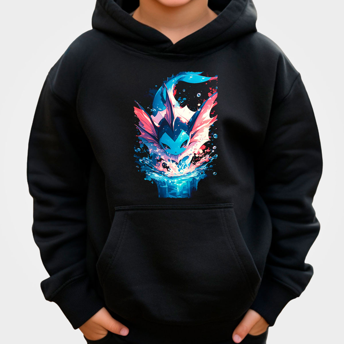 canguro-anime-vaporeon-pokemon-chilling-en-agua