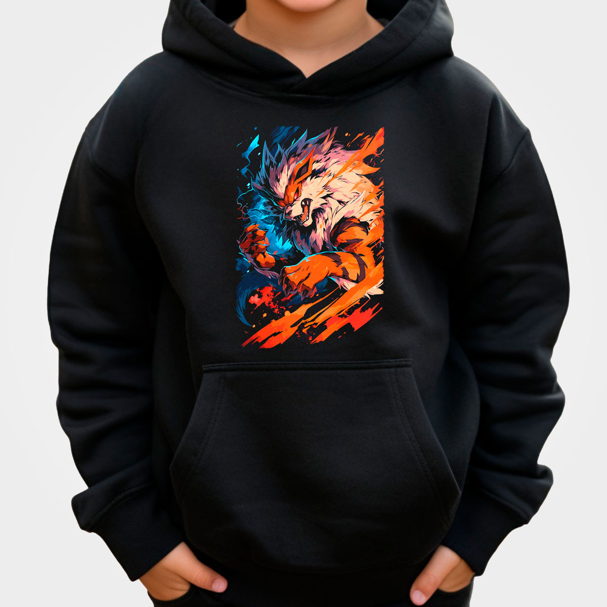 hoodie-anime-arcanine-glowing-design-corta-shiny