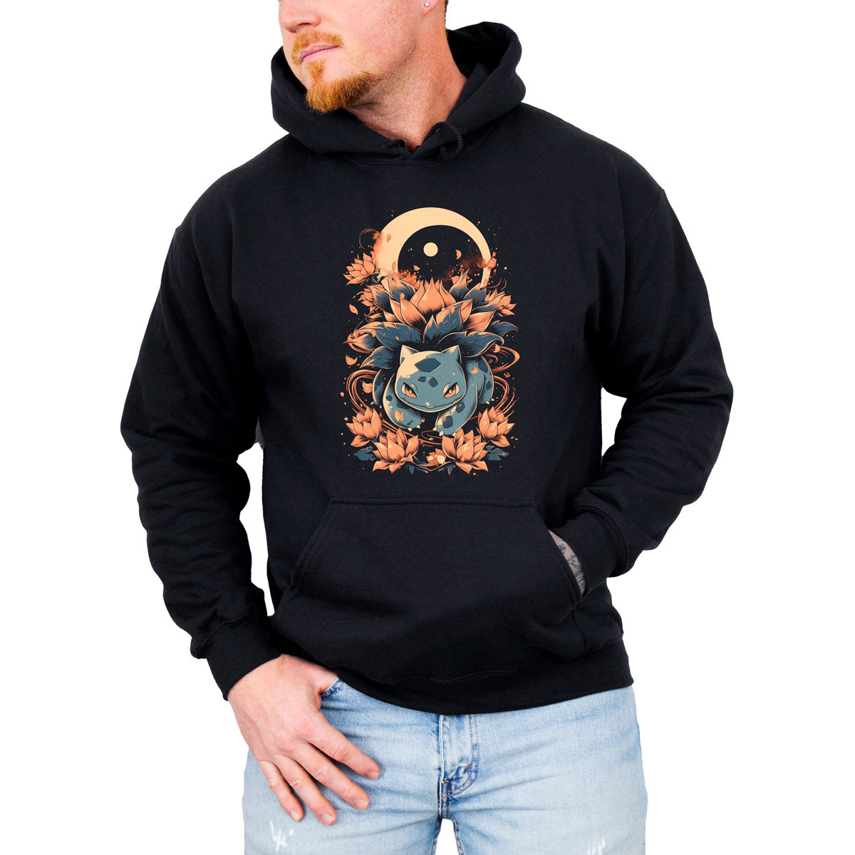 hoodie-anime-batalla-bulbasaur-luna-pok-mon