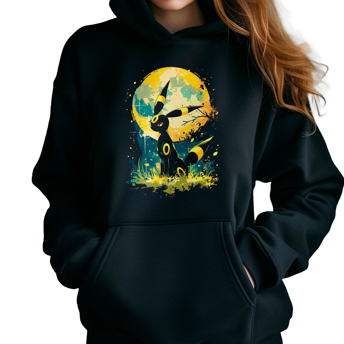hoodie-anime-batalla-con-umbreon-y-luna-pok-mon