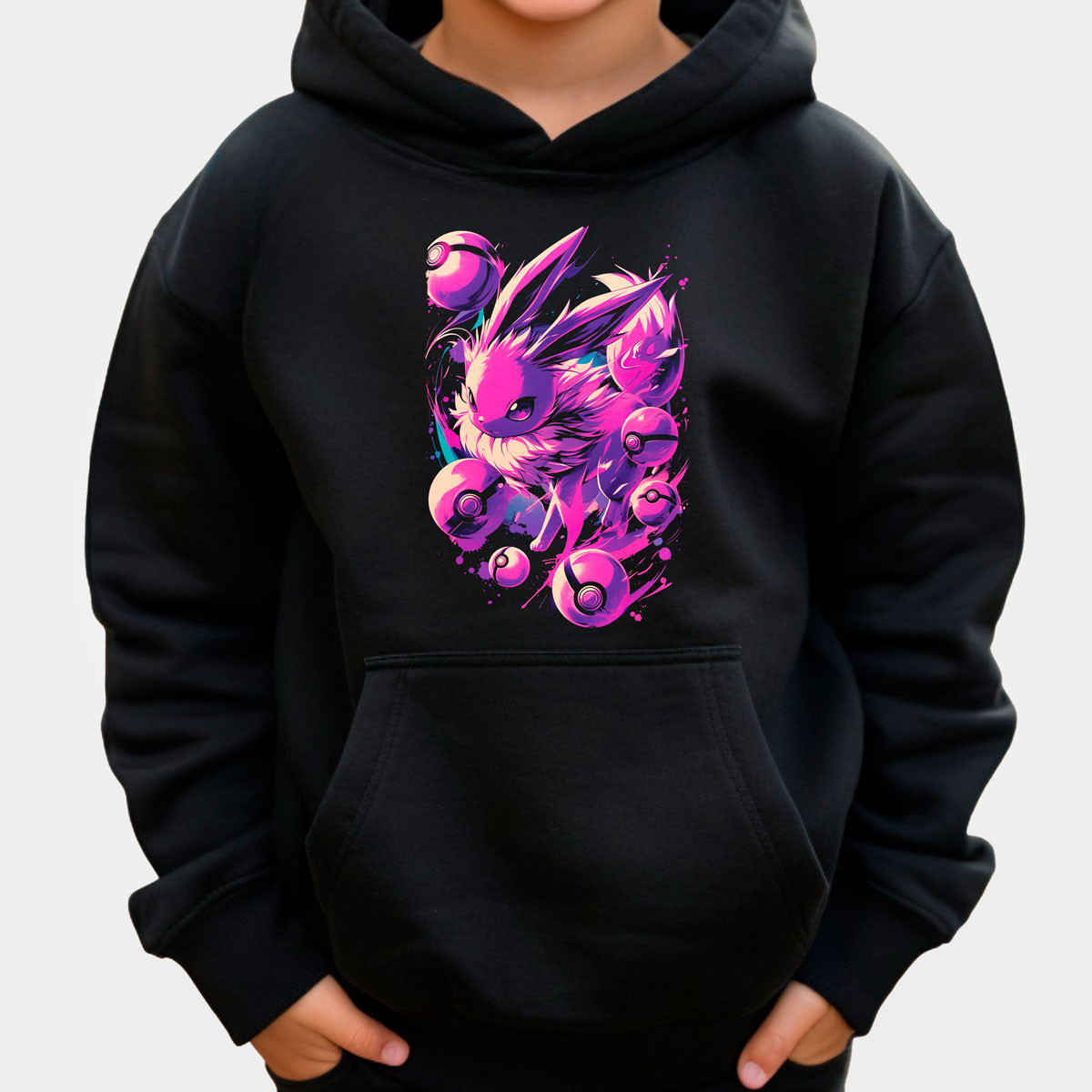 hoodie-anime-eevee-pokeballs-batalla-anime-design