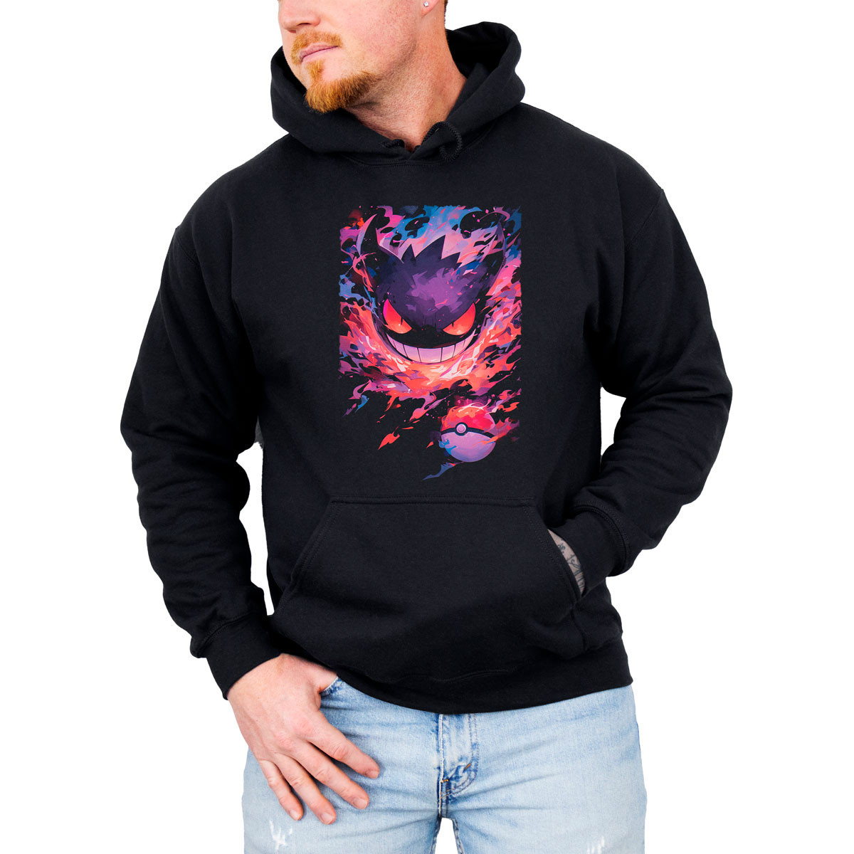 hoodie-anime-estampada-batallas-pok-mon-fantasma