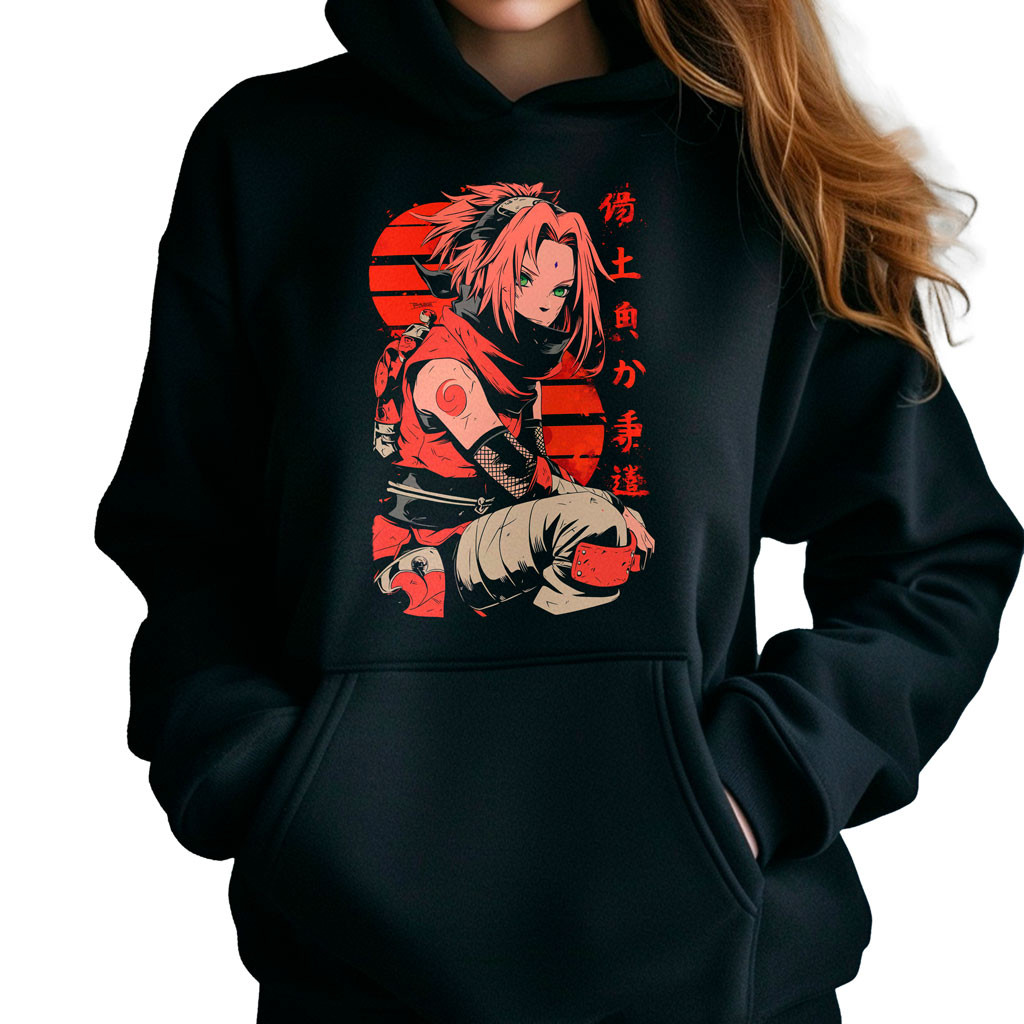 hoodie-anime-estampada-genjutsu-sakura-haruno