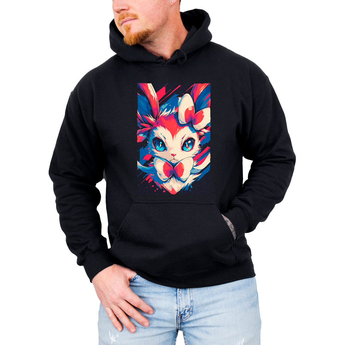 hoodie-anime-estampada-sylveon-face-closeup