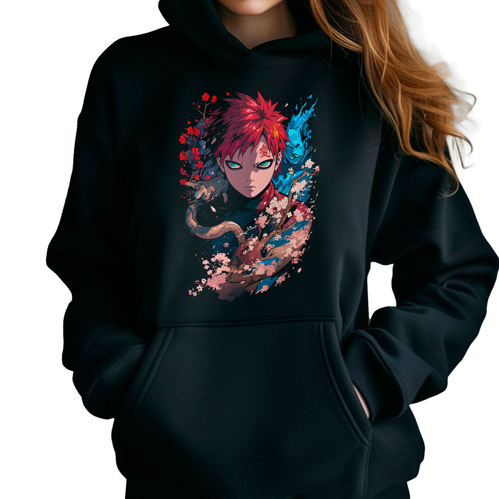 hoodie-anime-gaara-en-genjutsu-con-flores-de-cerezo