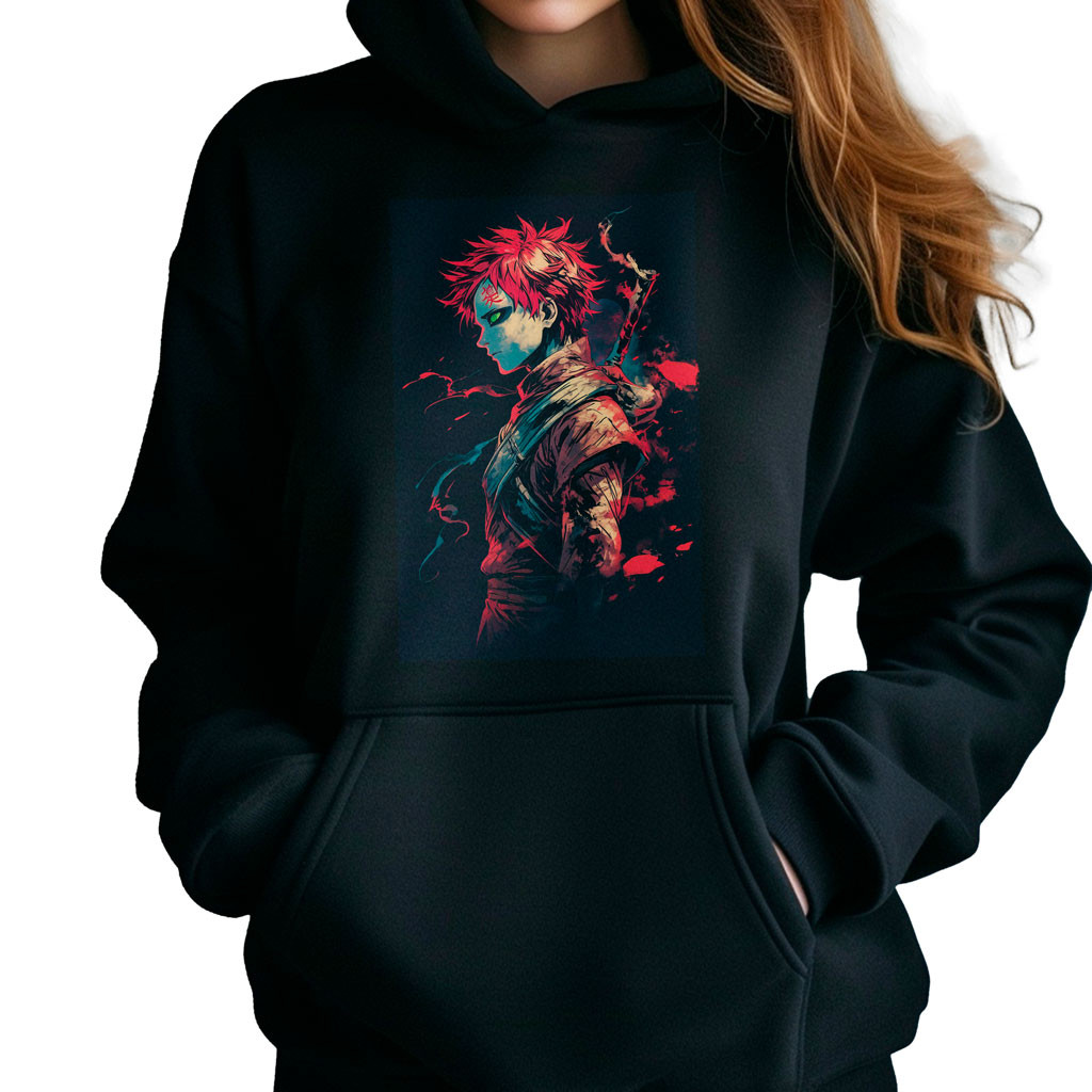 hoodie-anime-gaara-wind-corta-manga-taijutsu