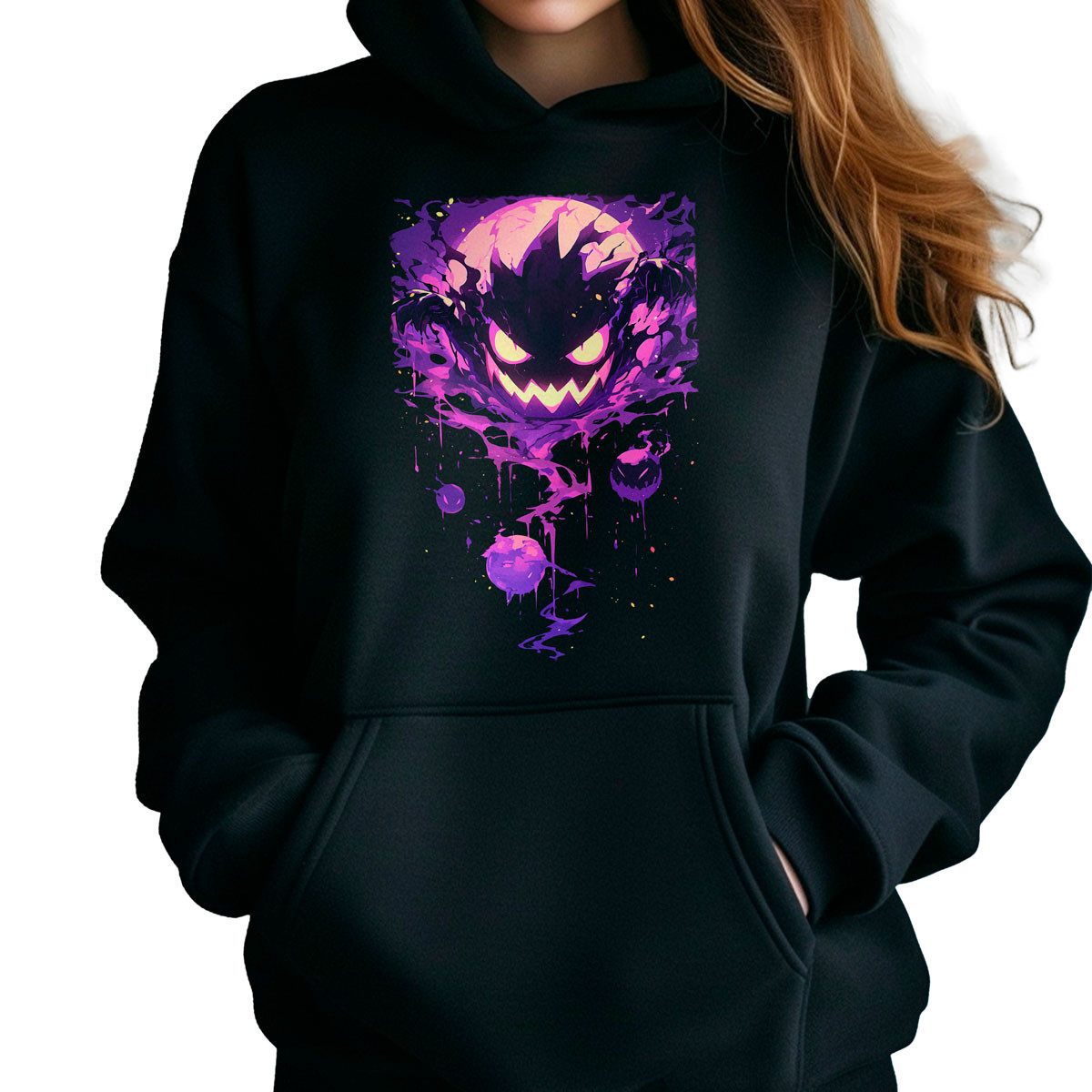 hoodie-anime-gastly-dream-eater-ability-dise-o-corta-manga-pokedex