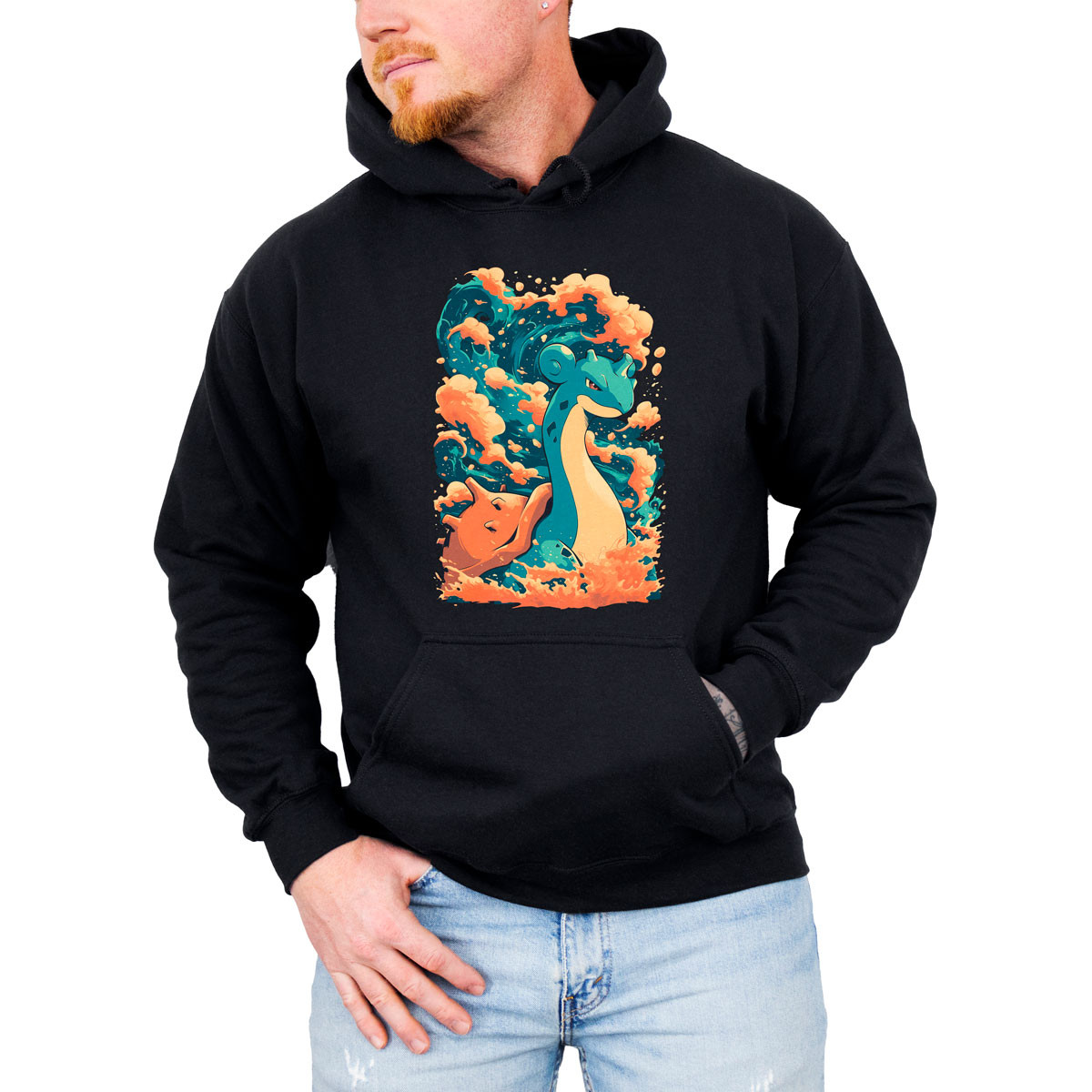 hoodie-anime-hombre-batalla-pok-mon-lapras-b31