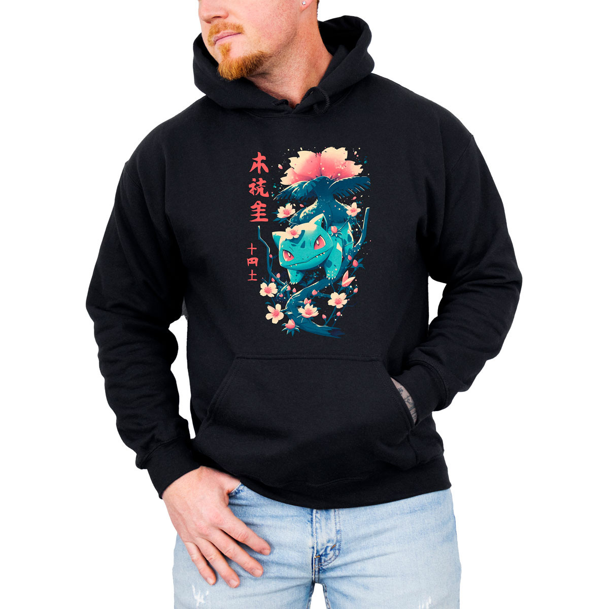 hoodie-anime-hombre-con-dise-o-ivysaur-cerezos-pok-mon-