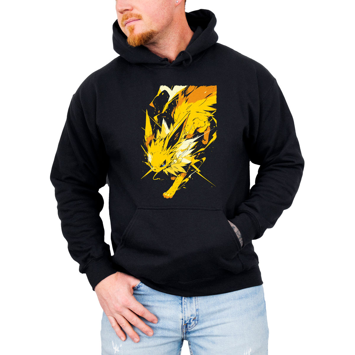 hoodie-anime-hombre-jolteon-pok-mon-batallas-anim-01