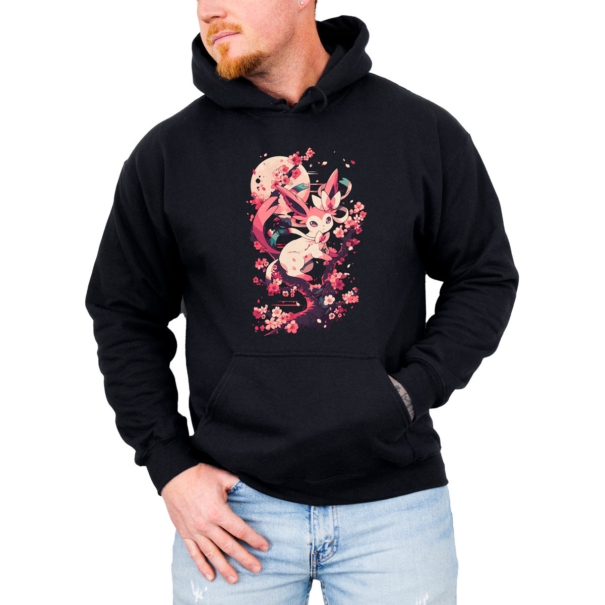 hoodie-anime-hombre-leafeon-cerezos-pok-mon-11