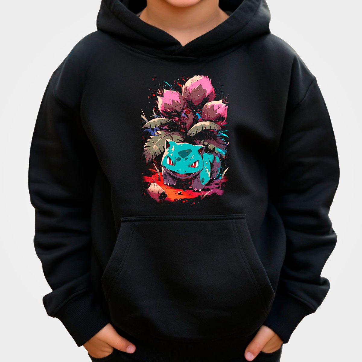 hoodie-anime-ivysaur-seed-bomb-attack-design
