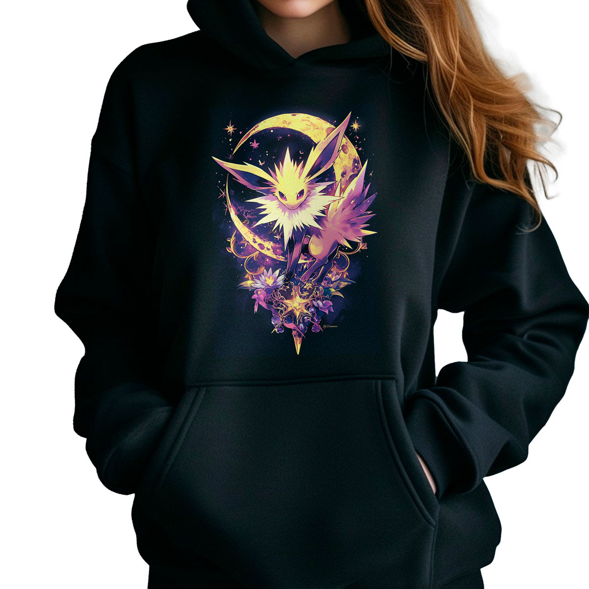 hoodie-anime-jolteon-and-a-moon-pok-mon-design