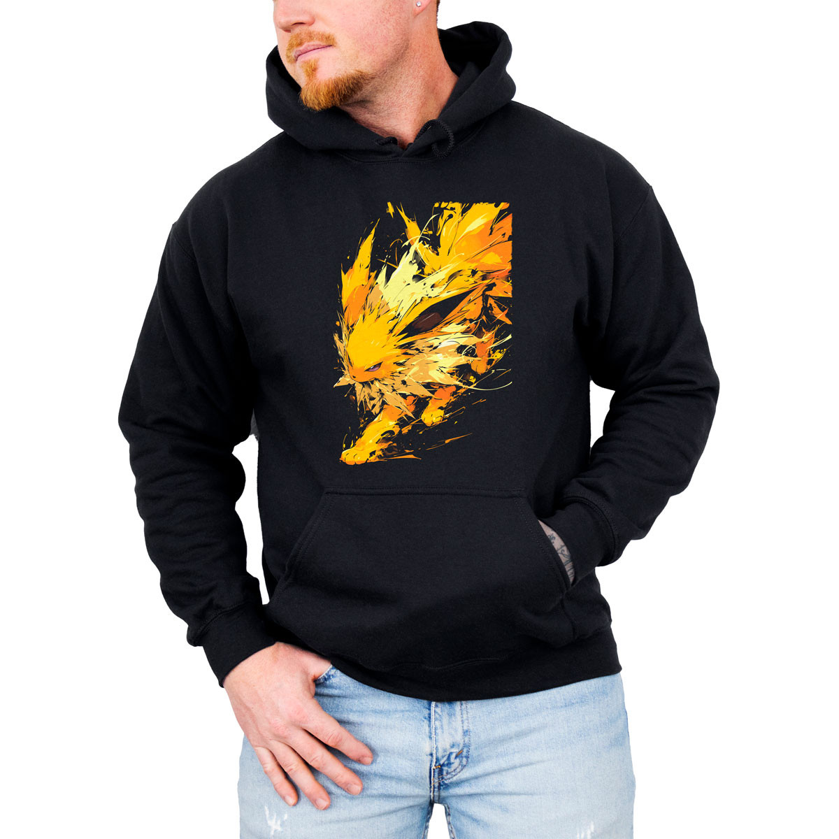 hoodie-anime-jolteon-atacando-pokemon-anim-01