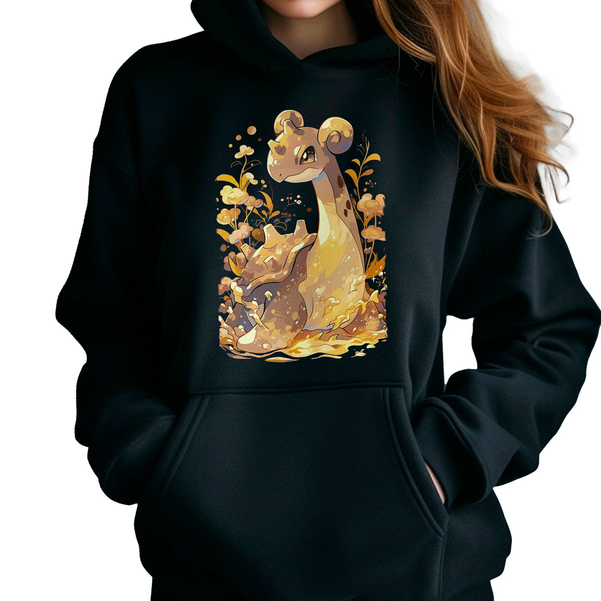 hoodie-anime-lapras-cute-pokemon-negro