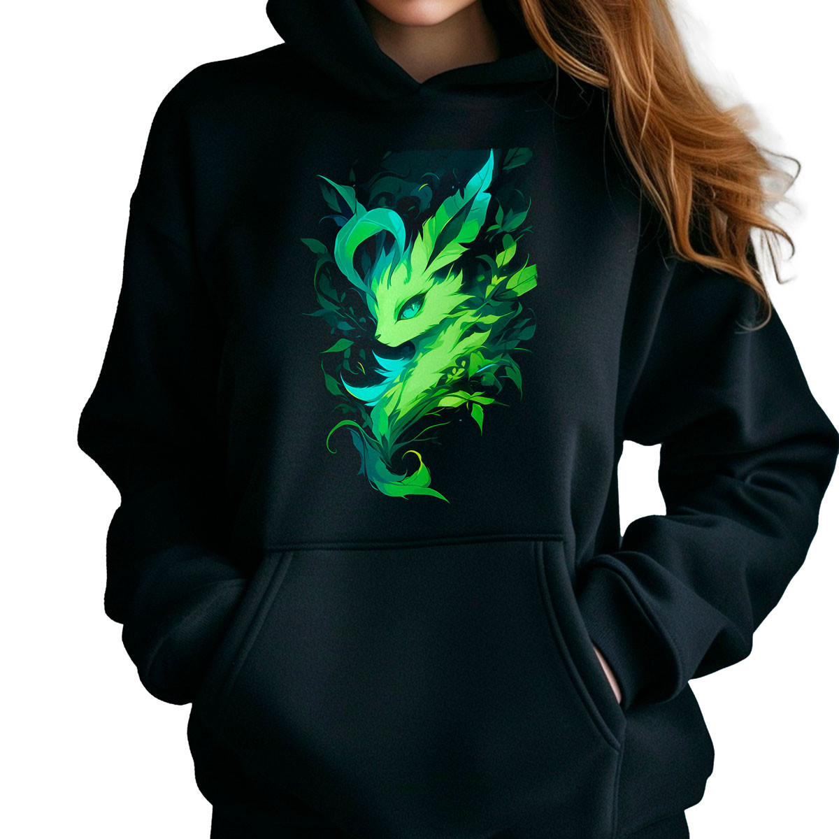 hoodie-anime-leafeon-guardia-de-hojas-estampado-entrenador