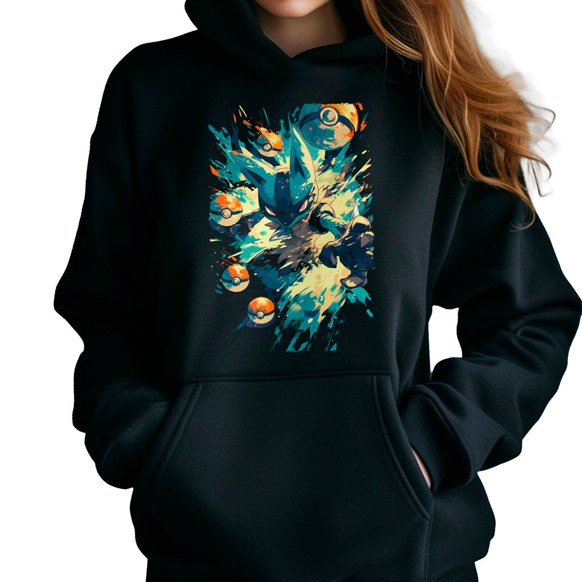 hoodie-anime-lucario-pokeballs-batalla-anime-bla