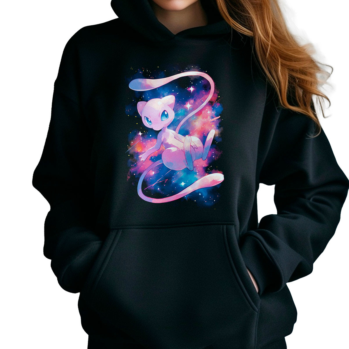 hoodie-anime-mew-shiny-pokemon-negro-fondo-oscuro